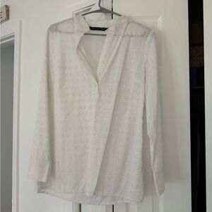 White Eyelet Beach Cover-Up